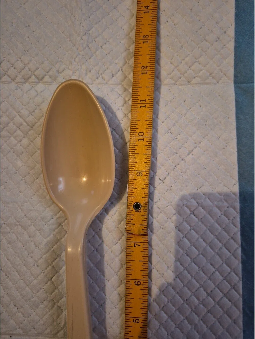 Vintage Tailor Made Products Beige  Serving Spoon Cooking Utensil! USA!